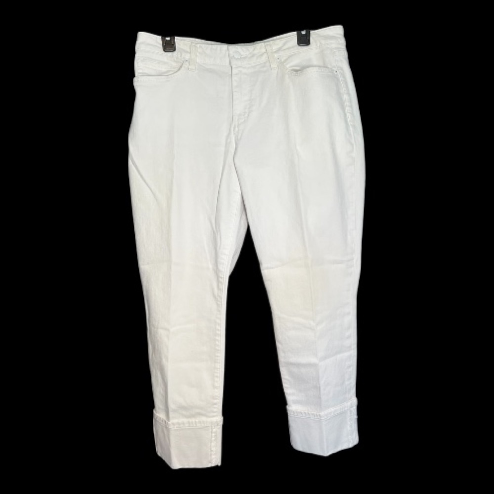 EUC Joe’s white cuffed cropped mid rise jeans | size 31 - Picture 2 of 8